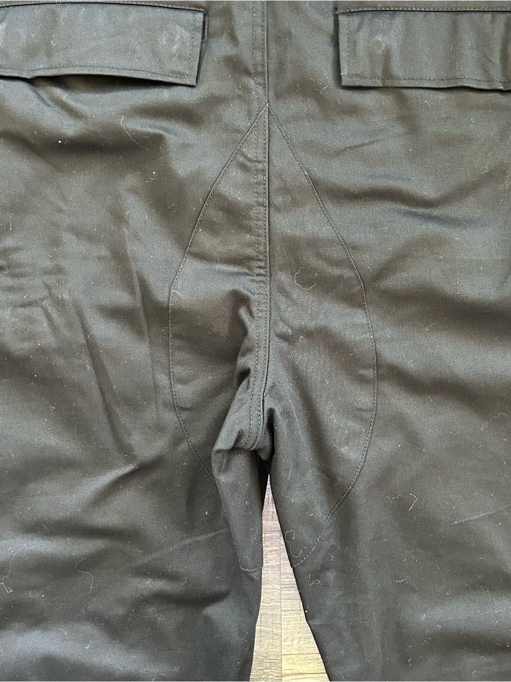 Empyre Relax Cargo Pants Men’s 38 42x31 Black Skate Chino Button Fly Y2K